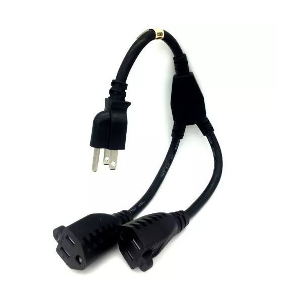 Unbranded/Generic 14 inch 14" 3 Prong AC Power Y Cable