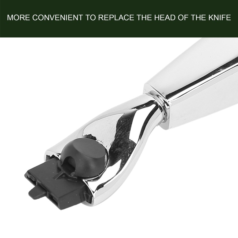 Men's Razor Handle Replacement Ergonomic Design Lightweight Shaving Safety Handle