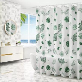 MINI BOXX Cortinas Para Baño Ducha Con Ganchos Impermeable Y Antimoho