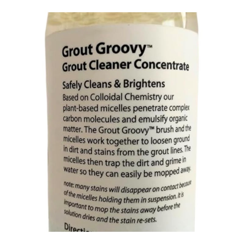Grout Groovy! Heavy Duty Grout Cleaning Solution Concentrate | Makes