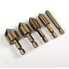 Quick Change Professional Strength 5 Piece Counter Sink Bit Set