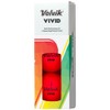 Volvik Men's Vivid Golf Balls - Red
