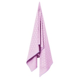 agoy Gecko Touch – Next-Gen Microfiber Yoga Towel with Double-Sided Silicone Non-Slip Grip – Hot Yoga – Ultra Absorbent, Easy to Wash, Travel-Friendly – 30% Recycled Material – Free Wet Bag – Purple