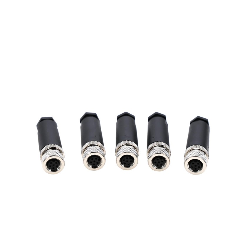 ZBLZGP M8 6 Pin Connector A Code Industrial Circular Connector