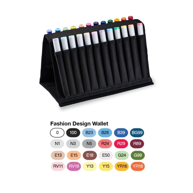 Copic Markers Sketch Fashion Design Sketch Wallet