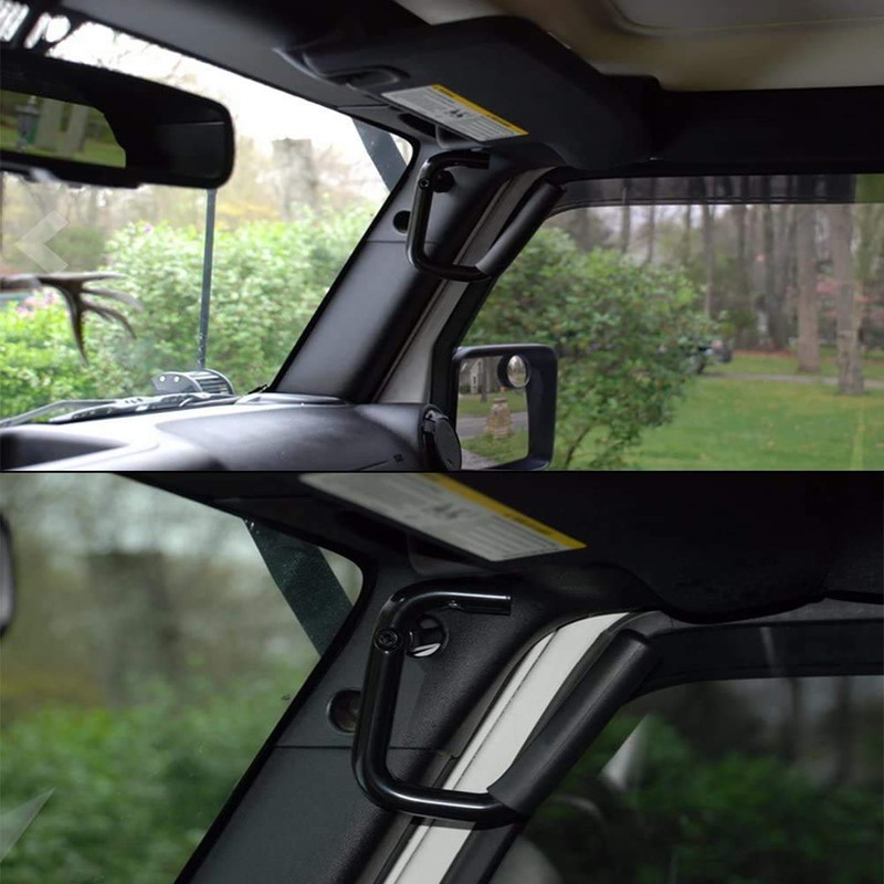 KATUR Front Grab Handle Grab Bar Compatible with Jeep Wrangler