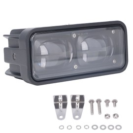 Double Lens LED Forklift Safety Light Robust High Brightness Straight Warning Safety Lamp DC12V Red