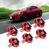 Dophee 20Pcs Billet Aluminum Bumper Fender M6 Screw Bolt Washer