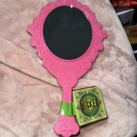 Target Bullseye Wicked Movie Two-Sided Hand Mirror Green & Pink Target Bullseye Playground M46