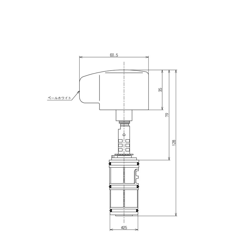 TOTO TH577-1 Opening Valve White