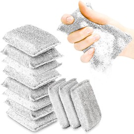 SPONGENATOR Kitchen Scrubbing Sponges - Heavy Duty Non-Scratch Scrubbing Cleaner Sponges in 1 Color - Multi-Surface Non-Metal Dish Scouring Scrubbers for Fast Cleaning. (12 Pack)