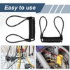 M METERXITY 3-Pack Disc Lock Security Steel Cable, 47.24inch/1200mm PVC