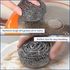 GUEICN Stainless Steel Scrubber Scrubbing Scouring Pad Sponges Clean Pot
