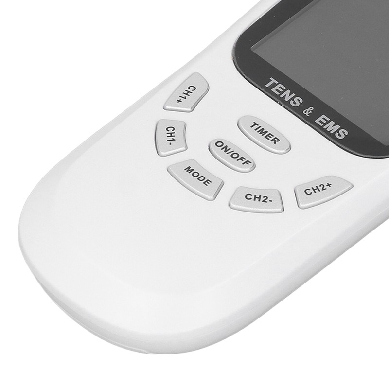 Rechargeable TENS Machine Neck Massaging 12 Modes Micro Current Digital