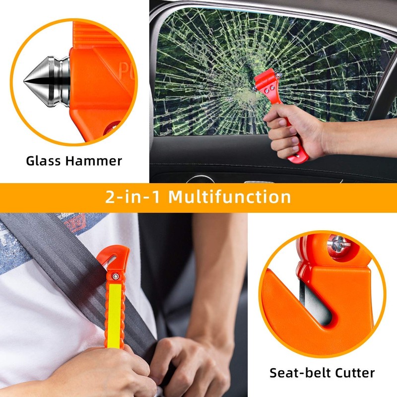 ZHSX Safety Hammer, 10 Pack Car Emergency Escape Tool Car