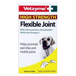 Vetzyme Flex HiStrength Dog Joint Tablets (3 Packs Of 90) (3 x 90) (May Vary)