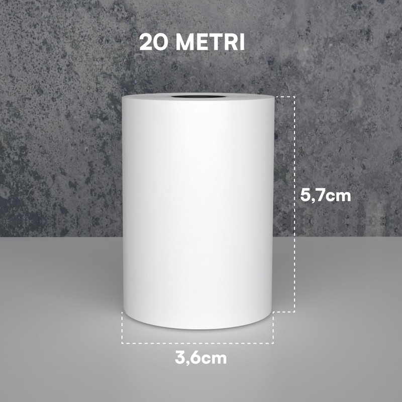 20Thermal Rolls 57 mm x 20 m - Till Rolls