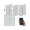 Luminea Home Control Rolladenschalter: 4er-Set Rollladen-Touch-Unterputz-Steuerung, App & Sprachsteuerung (Rolladenschalter Touch, W LAN Rolladenschalter, Rolladenantrieb)