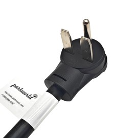 Parkworld 65184 3-Prong Industrial Splitter Cord, NEMA 6-30P to 6-30R and 6-20R (T-Blade Also for 6-15R) 3FT