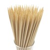HOPELF 16" Natural Bamboo Skewers Sticks for BBQ，Kabob，Grilling，Barbecue，Kitchen，Roasting，Marshmallows，Plant Stakes，Crafting.Φ=4mm, More