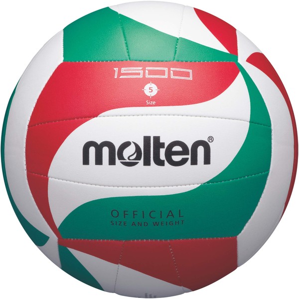 Molten 5 V5M1500 Volleyball White/Green/Red