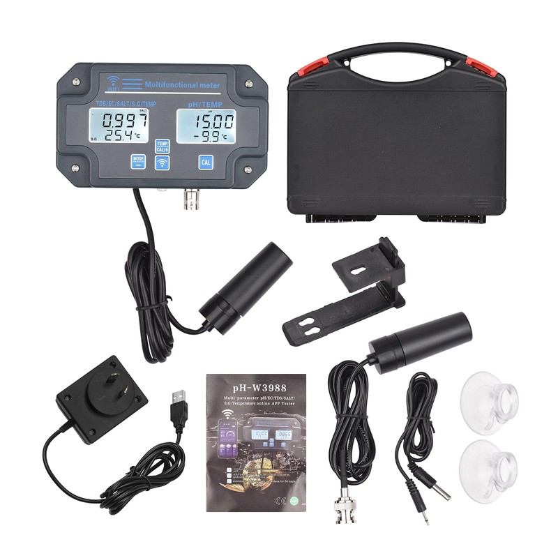 REFENG WiFi Digital Water Quality Tester, Wall Mounted 6 in