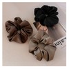 RAINY LEMON, Hair Elastic Scrunchie, Stylish, Adults, Volume, Large, Satin
