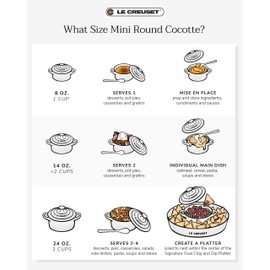 Le Creuset Stoneware Mini Round Cocotte, 8 oz., Palm