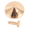 100 Sets Mushroom Rivets Stud 22mm DIY Iron Cone Spikes