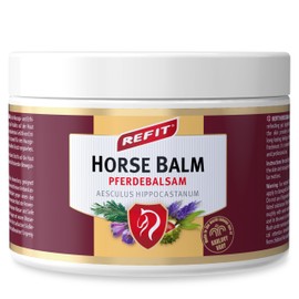 REFIT Horse Balm Stark XXL 500 ml - Cooling Horse Ointment with Combination of Peat and Herbs (Horse Chestnut etc.) - Ointment in Gel Shape Works Against Muscle Soreness and Joints (Back, Neck, Feet, Knee)