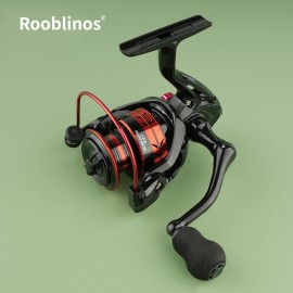 Roblinos RYG-E Left Hand Plastic/Nylon Spinning Reels Bait Trolling Saltwater Lake Freshwater Surf Fishing Ultralight NewSpool Capacity: 7000 Series