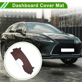 HEROFFIX Dashboard Cover Dash Cover Mat Carpet for Lexus RX300 1999-2003 Brown Faux Leather 1 Pc Anti-Slip Car Interior