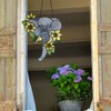 Elephant Sunflowers Window Hanging
