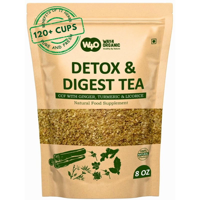 Detox and Digest CCF Tea with Ginger, Turmeric and Licorice