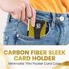 SOFT BLISS Carbon Fiber Wallet - Slim Wallet for Men