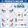 4th of July Freckles Face Tattoos (36 Pcs) or 250th