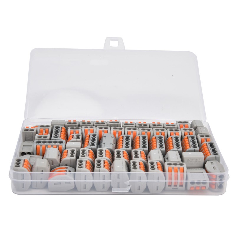 60Pcs Lever Nuts Quick Connect Wire Connector Conductor PCT‑212 ‑