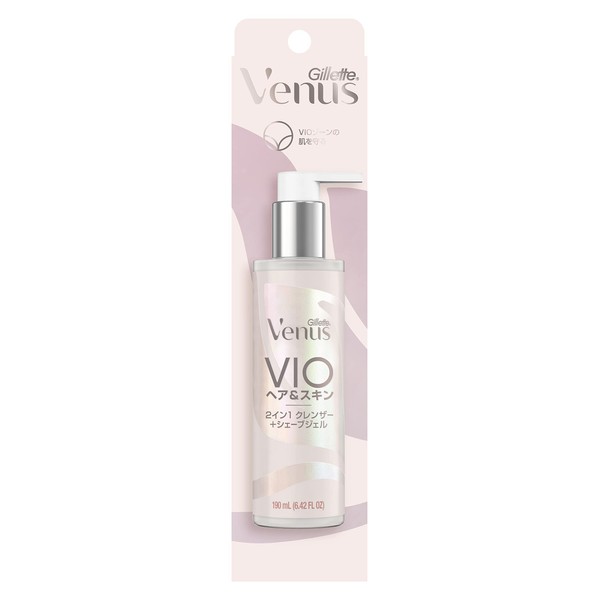 Gillette Venus VIO Hair & Skin 2 in 1 Cleanser + Shave Gel 190ml