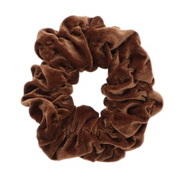 Motique Accessories Jumbo Velvet Scrunchie - Light Brown