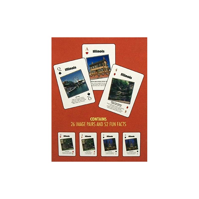 Illinois Souvenir Playing Cards