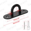 SAYAYO Pad Eye Plate Heavy Duty Eye Plates with Expansion