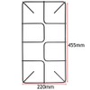 SPARES2GO Flat Gas Hob Pan Support Stand for Cannon Oven