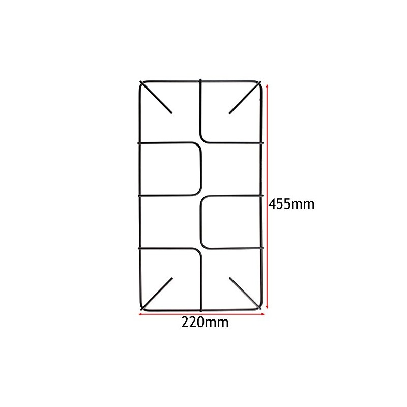SPARES2GO Flat Gas Hob Pan Support Stand for Cannon Oven