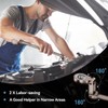 DISEN Upgraded Double Jointed Extra Long Flex Head Ratchet Wrench