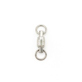 Orurdo Fishing Tackle Qb500126a02n0 Ball Bearing Swivels "Swiveled S" Biaxles, Pack of 10 (#2)