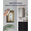 ZILLSEA Metal Wall Plates, Switch Plates and Outlet Covers, Decorative