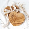 HOFMEISTER® Heart-Shaped Board Made of Olive Wood, 21 cm