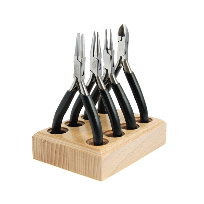 Set of 4 S1 MICRO watchmaker pliers