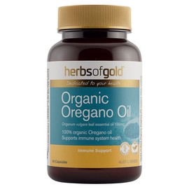 Herbs Of Gold Organic Oregano Oil 60 Capsules