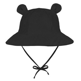 Durio Unisex Baby Toddler Sun Hat Cap Fishing Hat Beach Hat Children Baby Girls Boys Summer Hat UV Protection UPF 50+, black